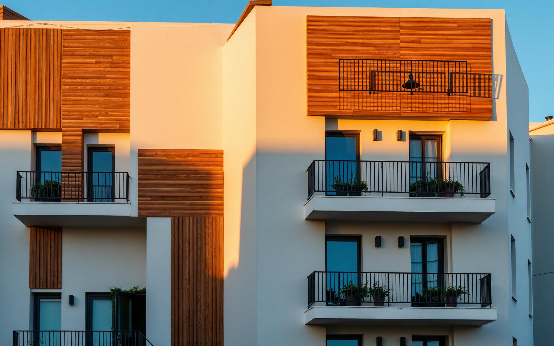 Edificio residencial moderno gestionado por Janeiro Real Estate